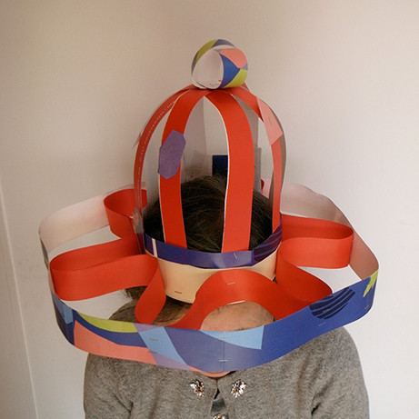 帽子工作ワークショップでの作品7